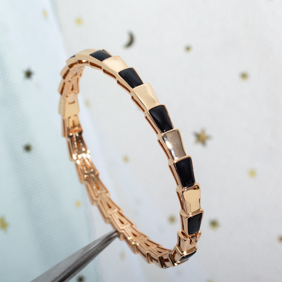 [Rose Tomorrow]SERPENTI BRACELET PINK GOLD ONYX