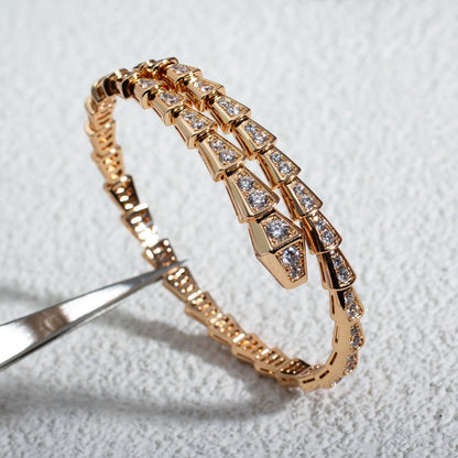 [Rose Tomorrow]SERPENTI BRACELET 6.8MM PINK GOLD DIAMOND