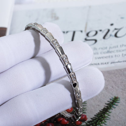 [Rose Tomorrow]SERPENTI BRACELET SILVER DIAMOND