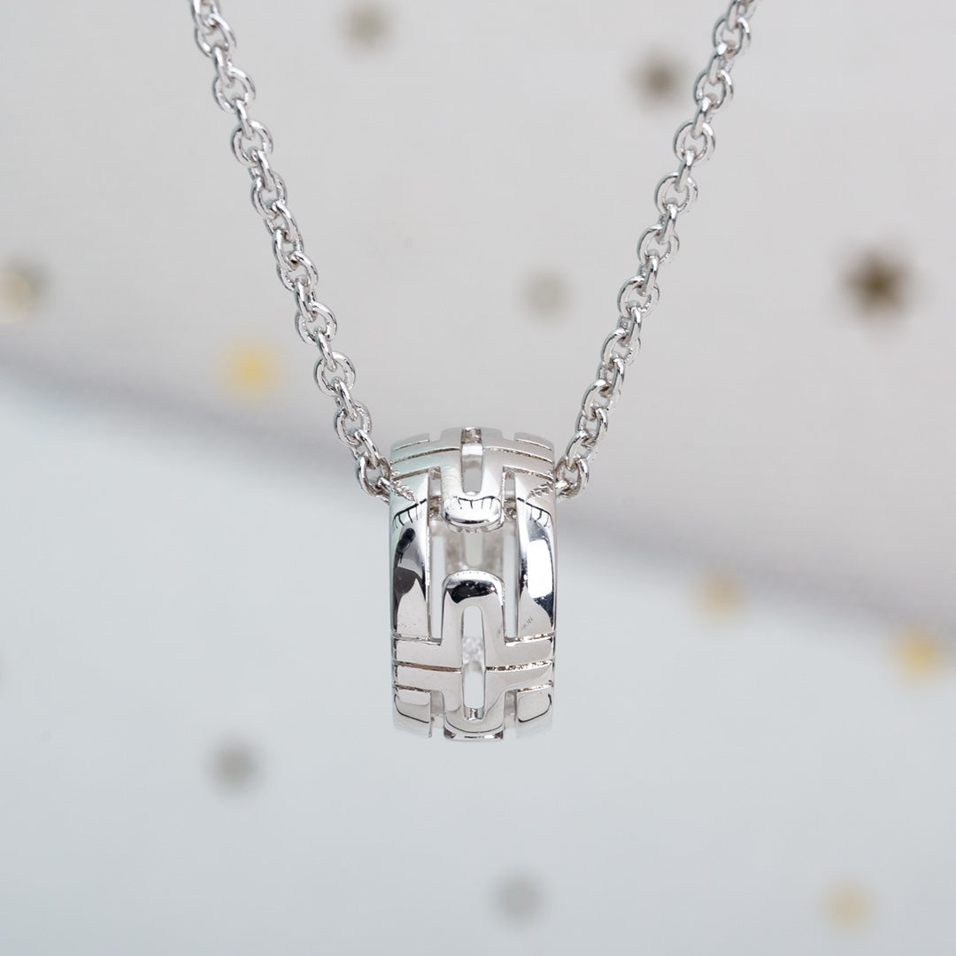 [Rose Tomorrow]PARENTESI NECKLACE SILVER