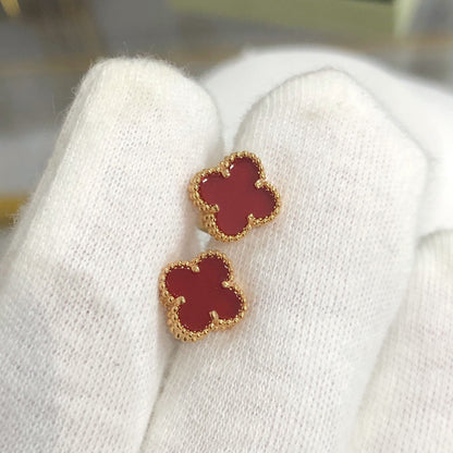 [Rose Tomorrow]CLOVER MINI GOLD EARRINGS