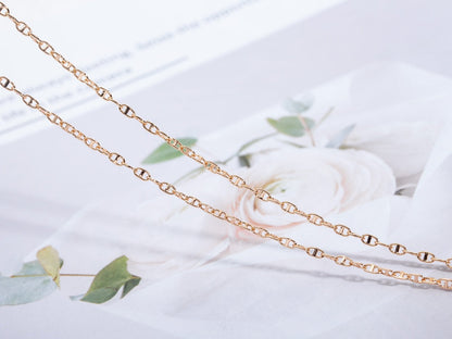 [Rose Tomorrow]ECHAPPEE NECKLACE PINK GOLD