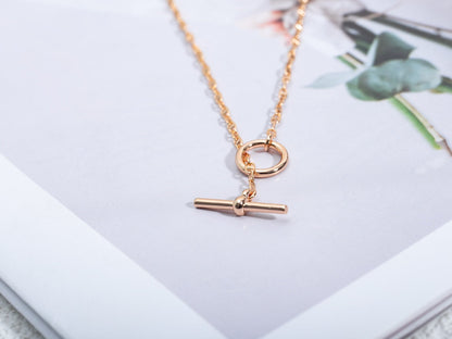 [Rose Tomorrow]ECHAPPEE NECKLACE PINK GOLD