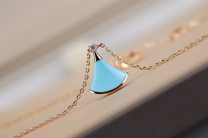 [Rose Tomorrow]DREAM NECKLACE TURQUOISE PINK GOLD