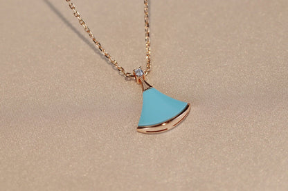 [Rose Tomorrow]DREAM NECKLACE TURQUOISE PINK GOLD