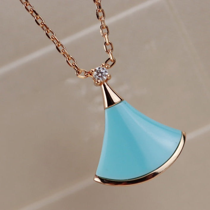 [Rose Tomorrow]DREAM NECKLACE TURQUOISE PINK GOLD