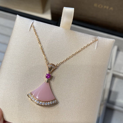 [Rose Tomorrow]DREAM NECKLACE PINK OPAL