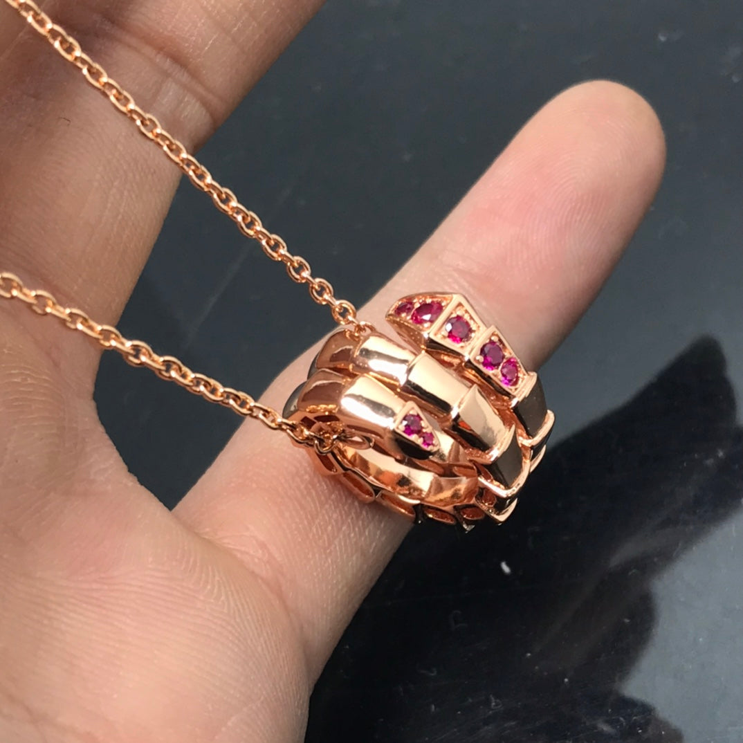 [Rose Tomorrow]SERPENTI PEDANT NECKLACE