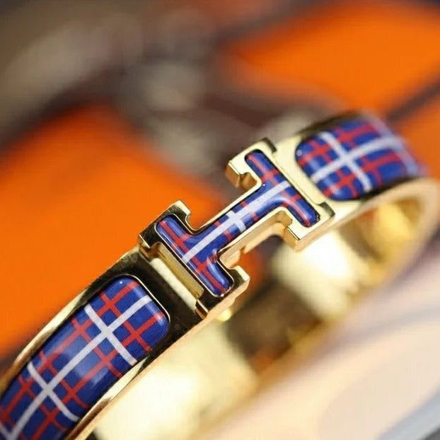 [Rose Tomorrow]H TARTAN BRACELET 12MM