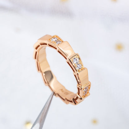 [Rose Tomorrow]SERPENTI RING PINK GOLD  3MM