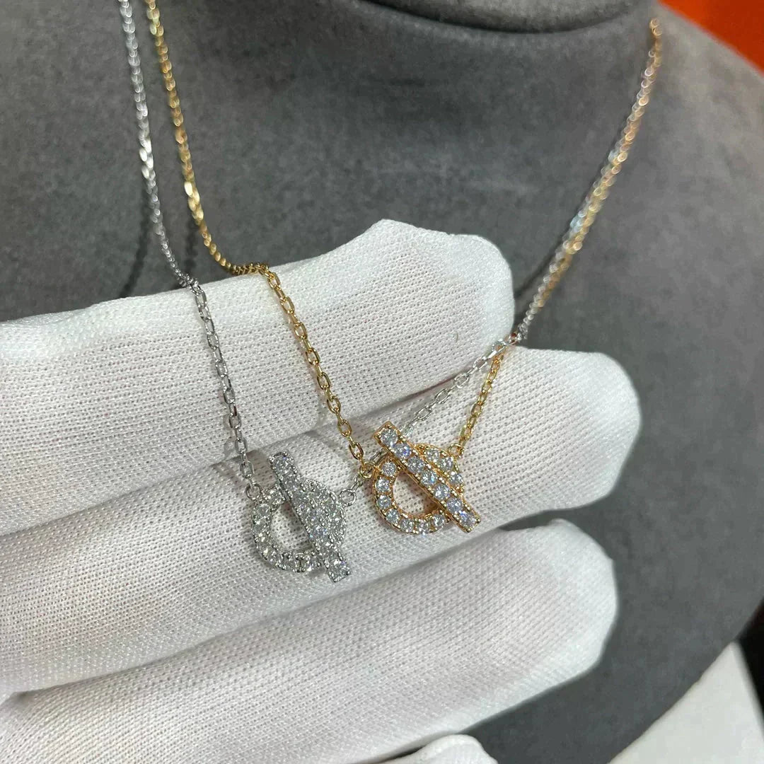 [Rose Tomorrow]ECHAPEE NECKLACE DIAMOND