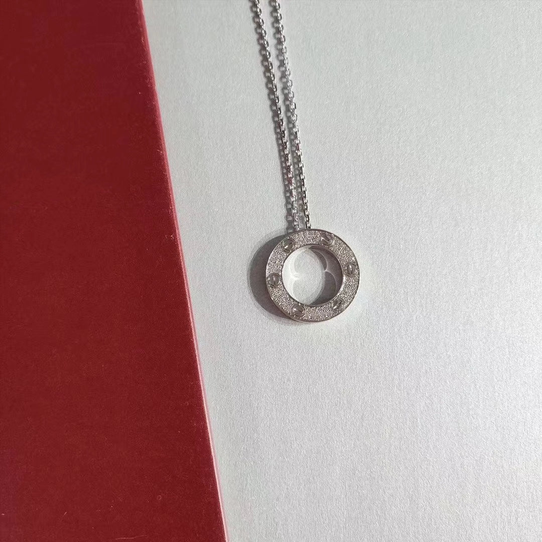 [Rose Tomorrow]LOVE NECKLACE ADJUSTABLE SILVER