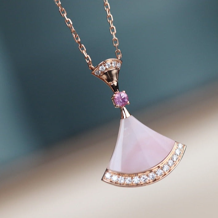 [Rose Tomorrow]DREAM NECKLACE PINK MOP DIAMOND