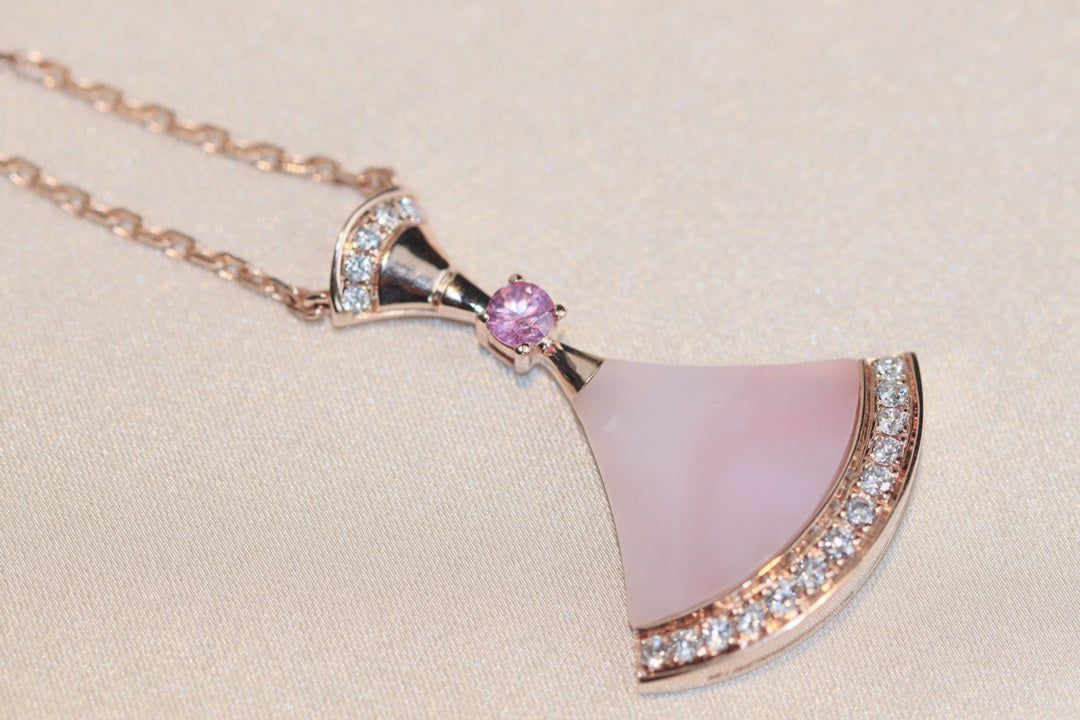 [Rose Tomorrow]DREAM NECKLACE PINK MOP DIAMOND