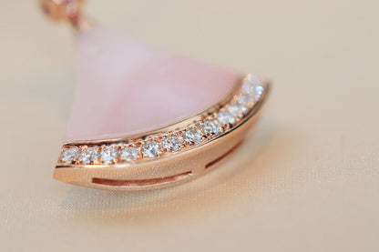 [Rose Tomorrow]DREAM NECKLACE PINK MOP DIAMOND