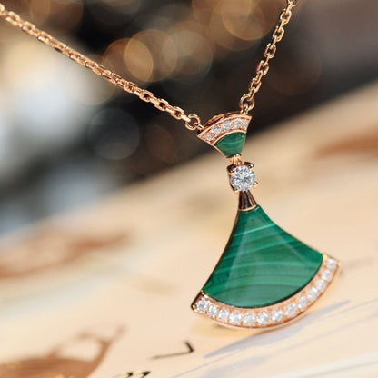 [Rose Tomorrow]DREAM NECKLACE MALACHITE DIAMOND