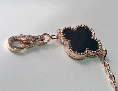 [💎ROSE💎]CLOVER 5 MOTIFS MULTICOLOR  BRACELET