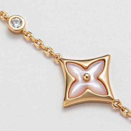 [Rose Tomorrow]STAR 1 DIAMOND PINK GOLD BRACELET