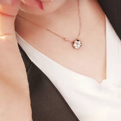 [Rose Tomorrow]SUN MOP GOLD 1 DIAMOND NECKLACE