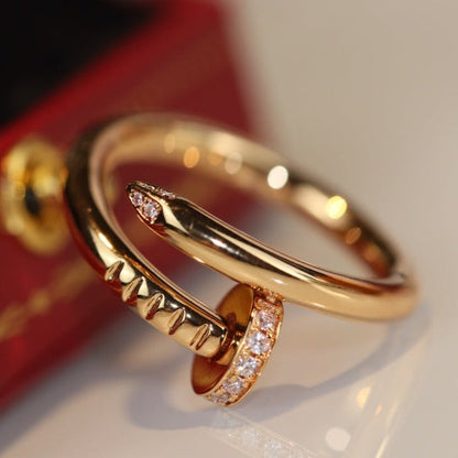 [Rose Tomorrow]JUSTE RING 2.65MM GOLD DIAMOND