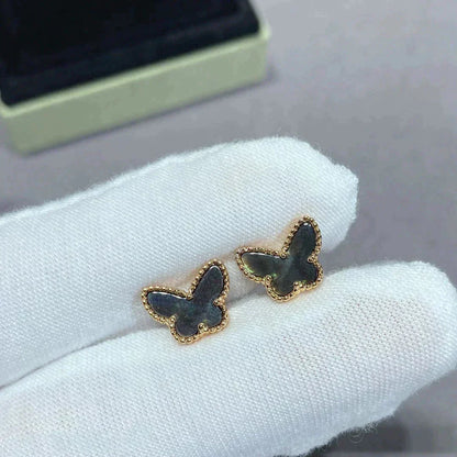 [Rose Tomorrow]BUTTERFLY DARK MOP  EARRINGS