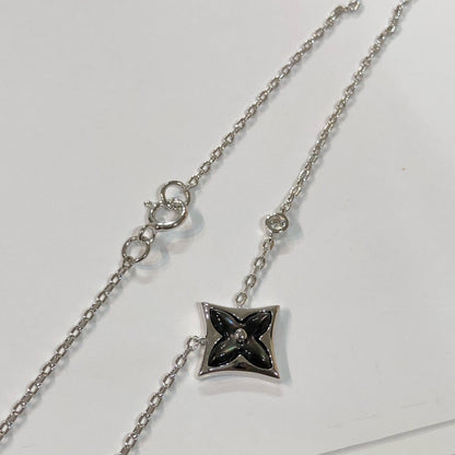 [Rose Tomorrow]STAR BLACK MOP NECKLACE