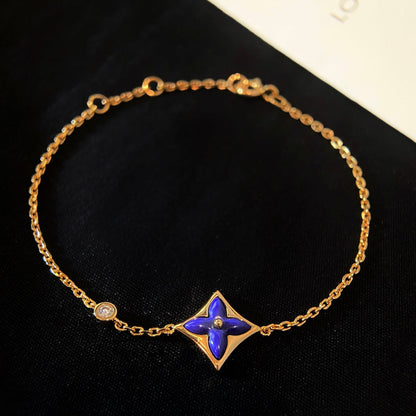 [Rose Tomorrow]COLOR STAR PINK GOLD DIAMOND BRACELET