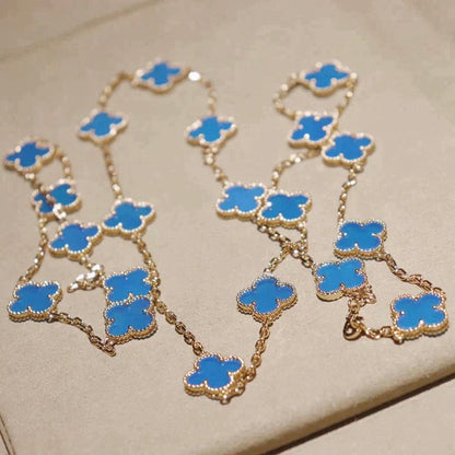 [💎ROSE💎]CLOVER 20 MOTIFS TURQUOISE GOLD