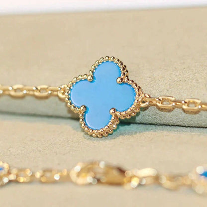 [💎ROSE💎]CLOVER 20 MOTIFS TURQUOISE GOLD