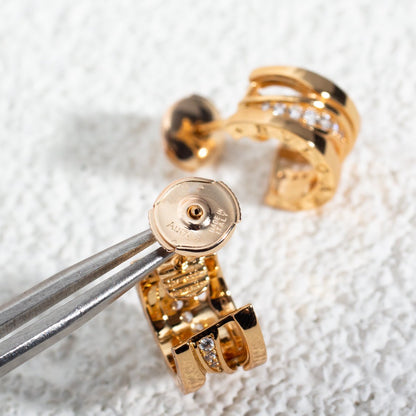 [Rose Tomorrow]ZERO 1 PINK GOLD DIAMONDS EARRINGS