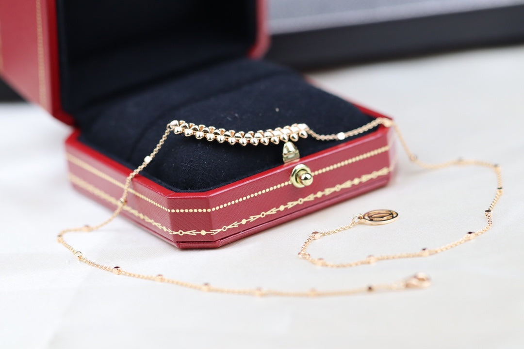 [Rose Tomorrow]CLASH PINK GOLD NECKLACE