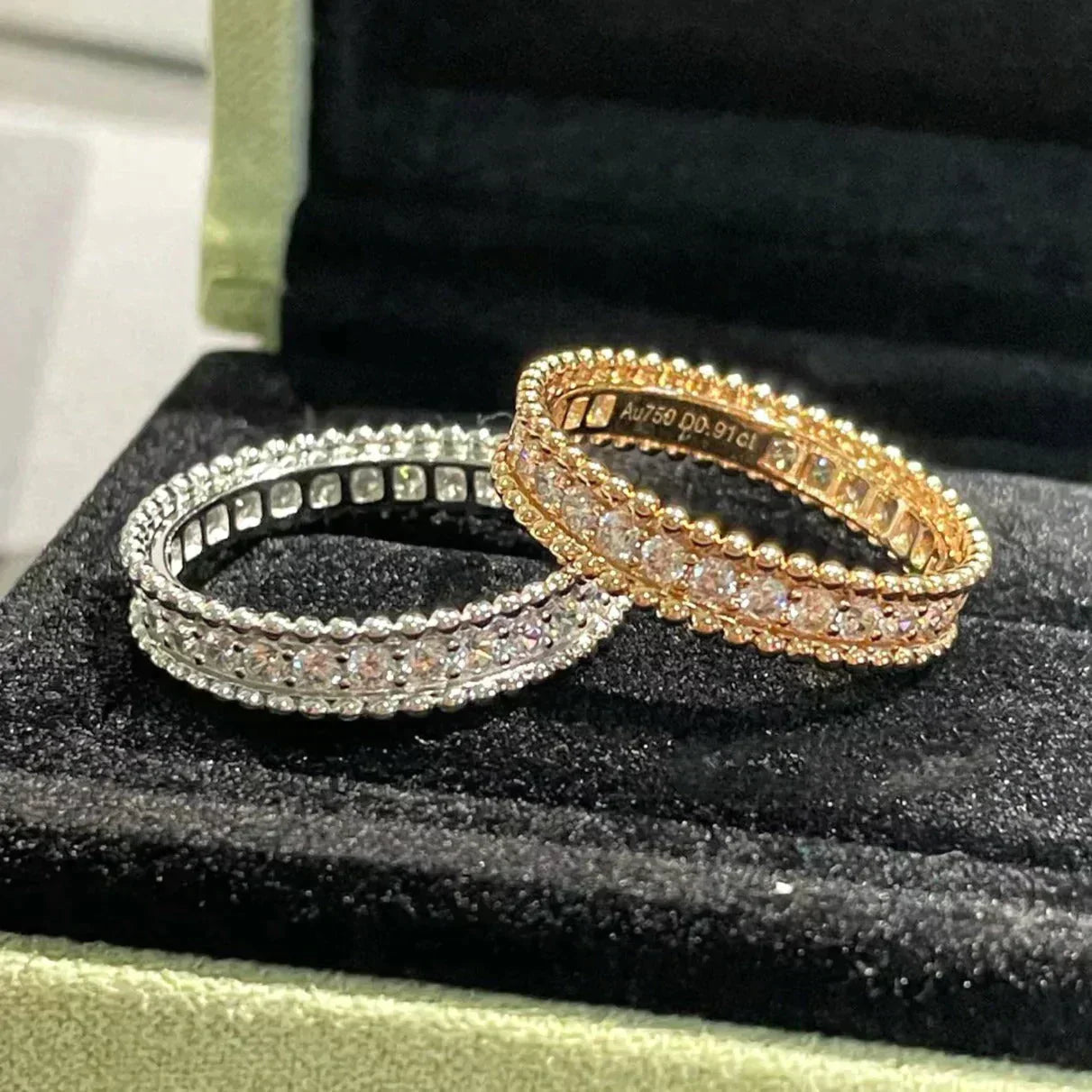 [💎ROSE💎]PERLEE DIAMOND ROSE GOLD RING