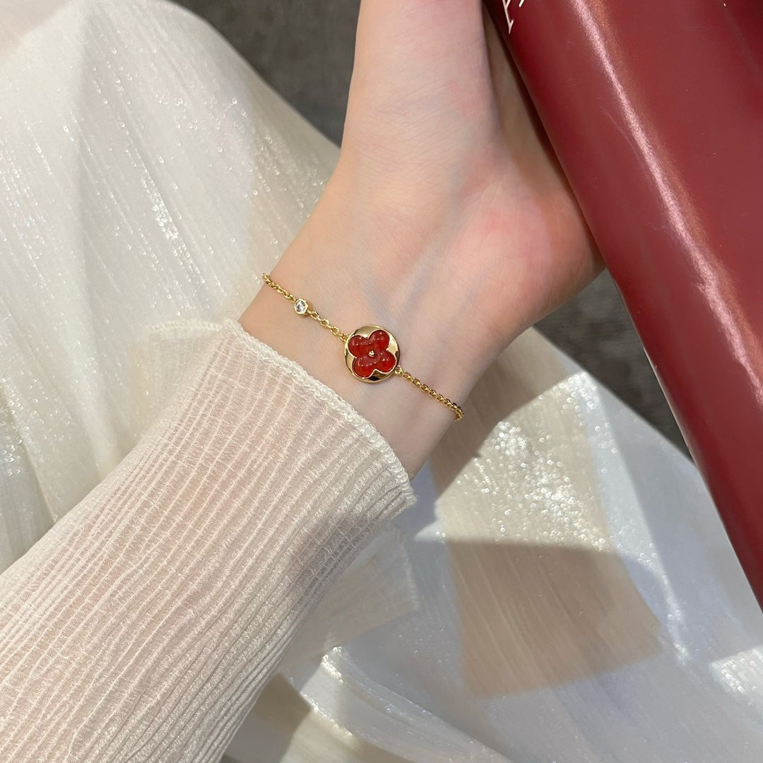 [Rose Tomorrow]SUN PEDANT CARNELIAN BRACELET