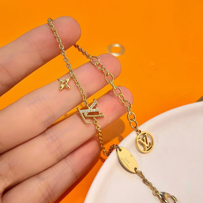 [Rose Tomorrow] LOGO STAR MOTIF GOLD BRACELET