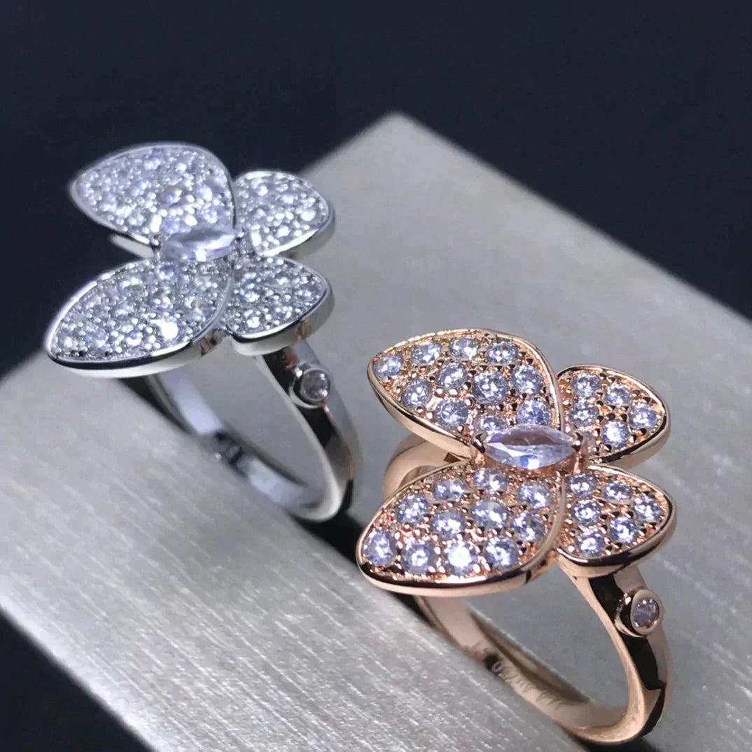 [Rose Tomorrow]BUTTERFLY PINK GOLD DIAMOND RING