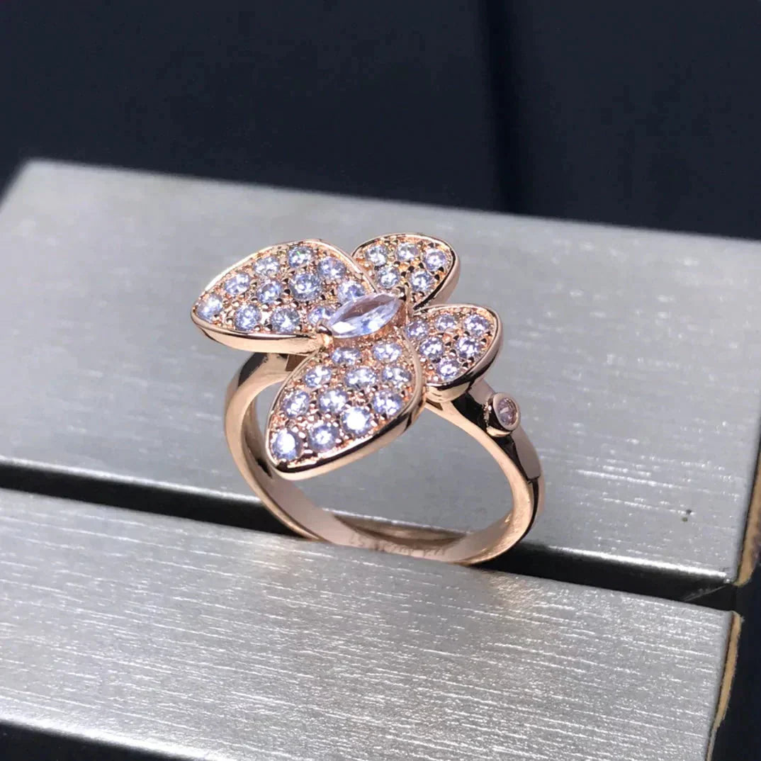 [Rose Tomorrow]BUTTERFLY PINK GOLD DIAMOND RING