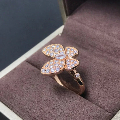 [Rose Tomorrow]BUTTERFLY PINK GOLD DIAMOND RING