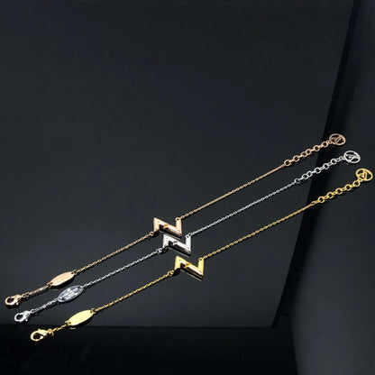 [Rose Tomorrow]VOLT LV LOGO BRACELET