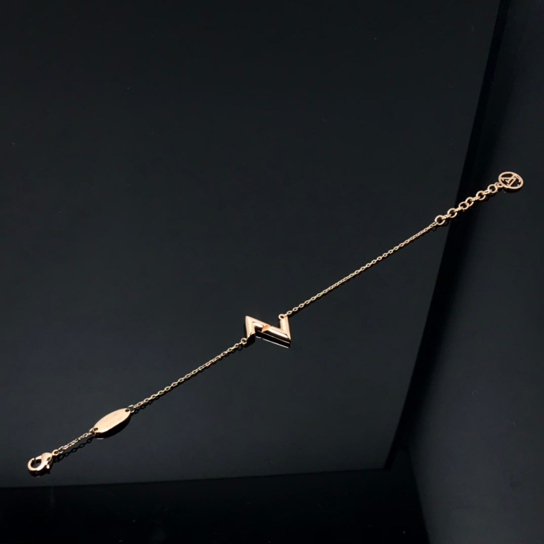 [Rose Tomorrow]VOLT LV LOGO BRACELET