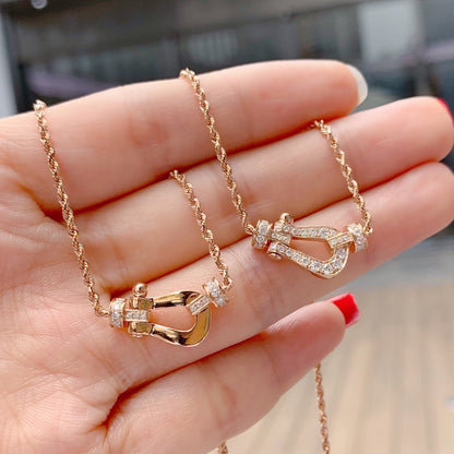 [Rose Tomorrow]FORCE 10 PINK GOLD DIAMOND NECKLACE