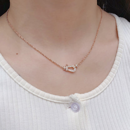 [Rose Tomorrow]FORCE 10 PINK GOLD DIAMOND NECKLACE