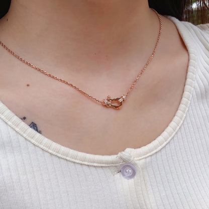 [Rose Tomorrow]FORCE 10 PINK GOLD DIAMOND NECKLACE