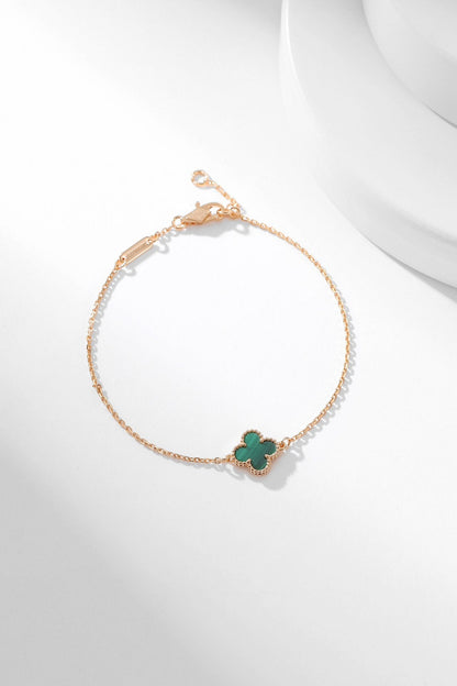 [Rose Tomorrow]CLOVER BRACELET MALACHITE 1 MOTIF