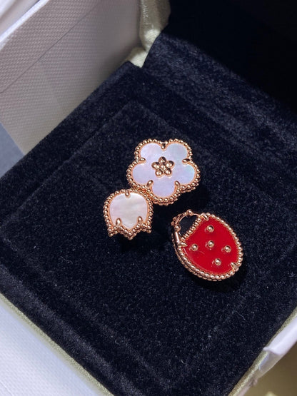 [Rose Tomorrow]LUCKY 3 MOTIF ROSE GOLD RING