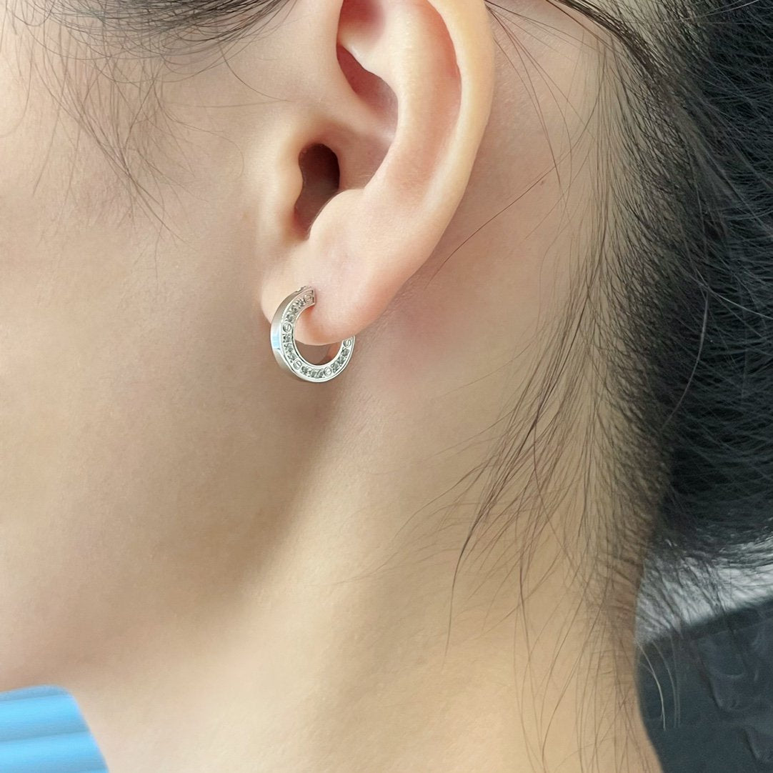 [Rose Tomorrow]LOVE DIAMOND EARRINGS