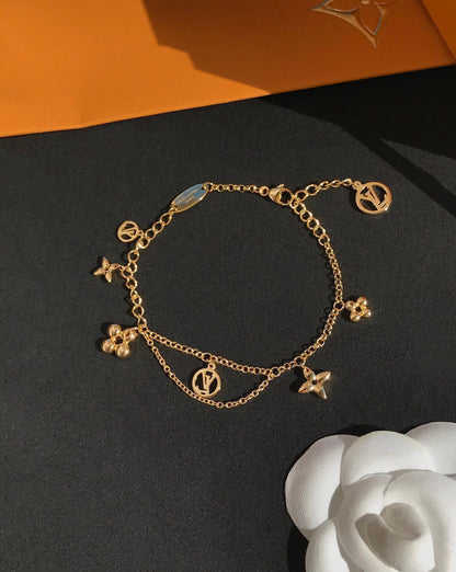 [Rose Tomorrow] BLOOMING PINK GOLD MOP BRACELET