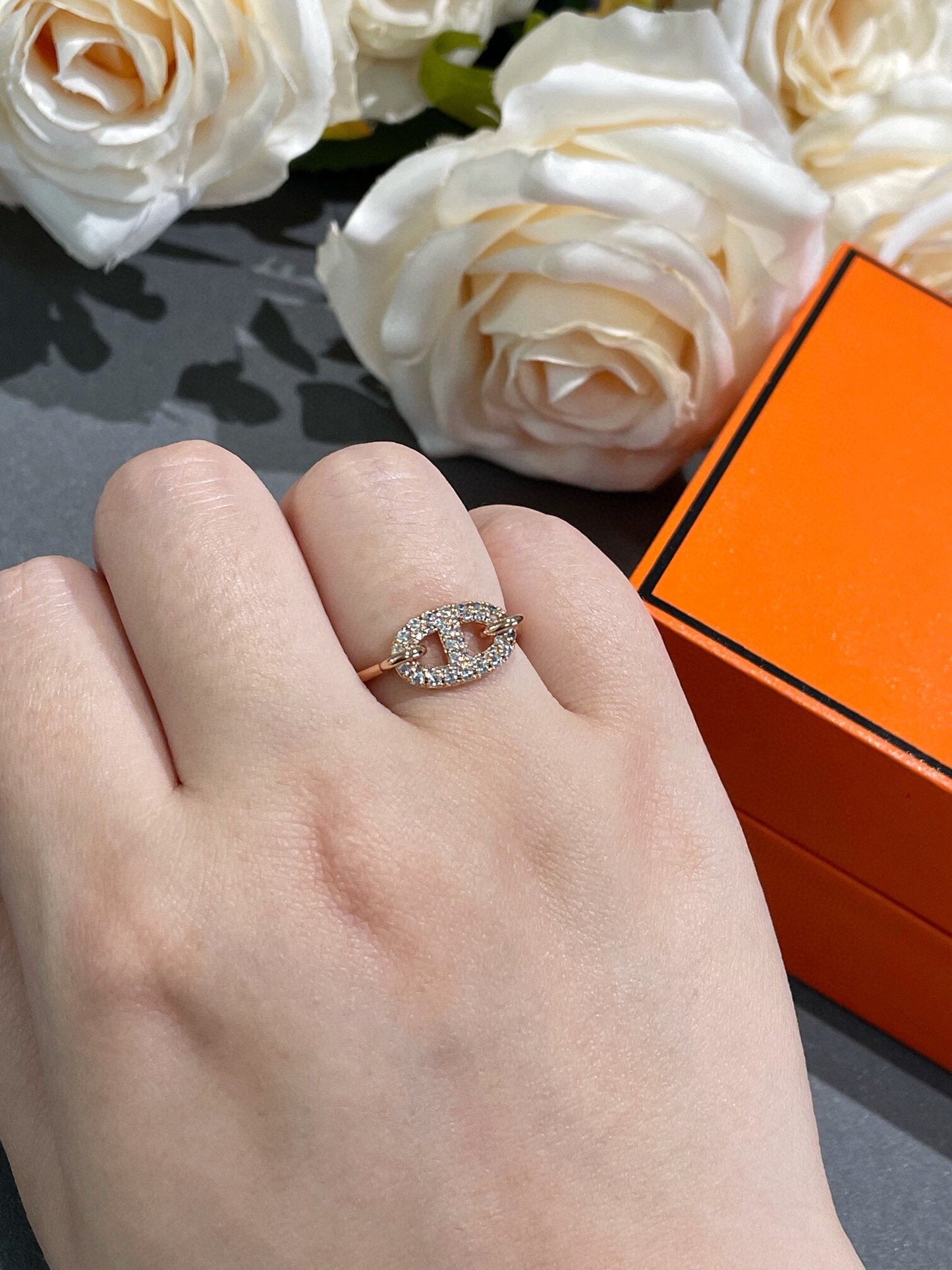 [Rose Tomorrow]RONDE SMALL DIAMOND RING