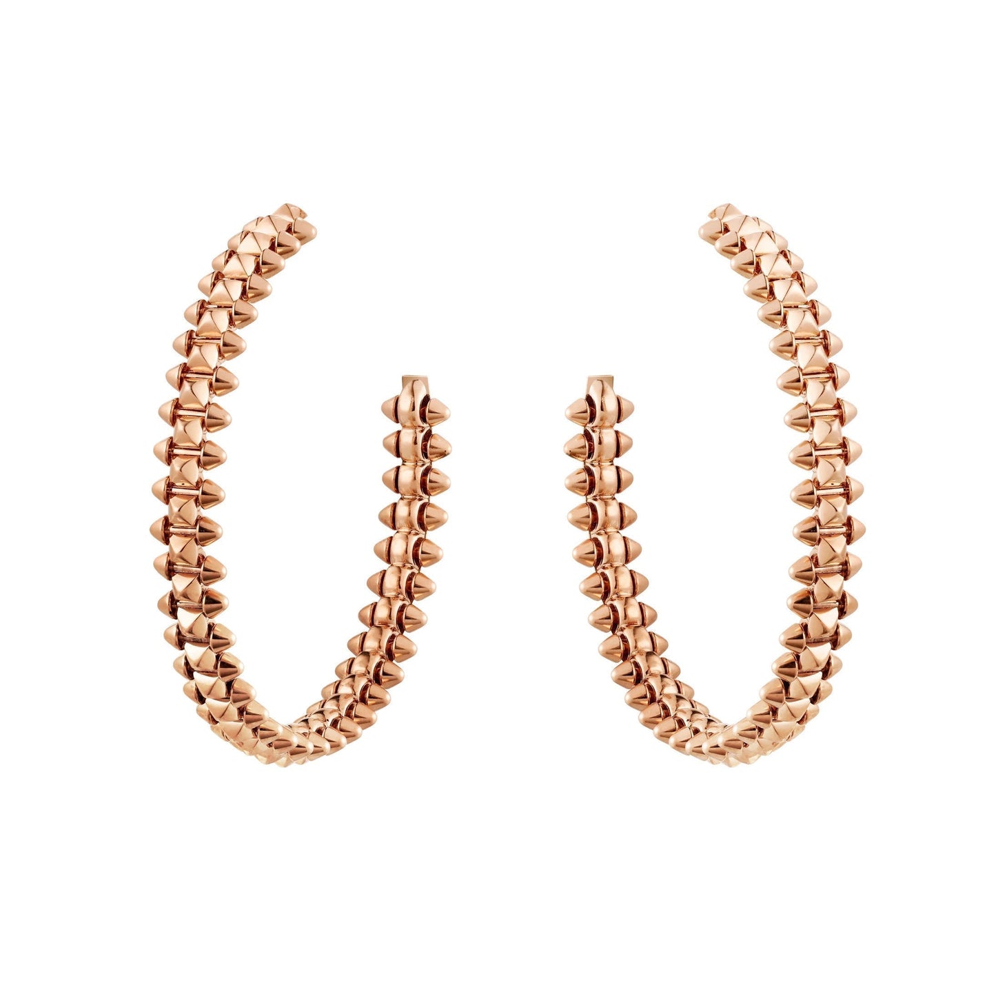 [Rose Tomorrow]CLASH LARGE HOOP EARRINGS