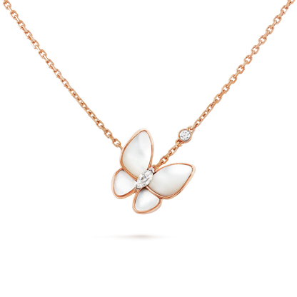 [Rose Tomorrow]BUTTERFLY MOP DIAMOND NECKLACE