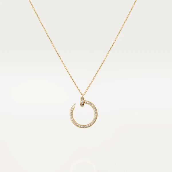 [Rose Tomorrow]JUSTE NECKLACE GOLD DIAMONDS